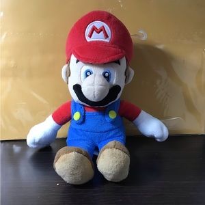 2017 Nintendo 10” Súper Mario Bros Mario Plush Stuffed Animal Bean Butt Nintendo